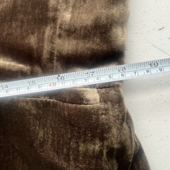 Velvet Blazer in Dark Brown - Picture 11 of 13